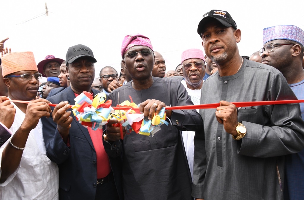 'Rain' Of Projects In Bariga As Sanwo-Olu Commissions 11 Roads, Others + Photos