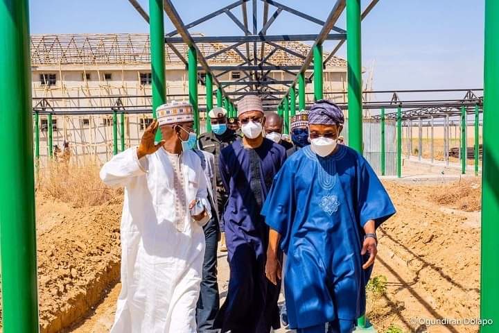 Images Of Aregbesola’s Inspection Of Ongoing Construction Of 3000-capacity Correctional Centre In Kano