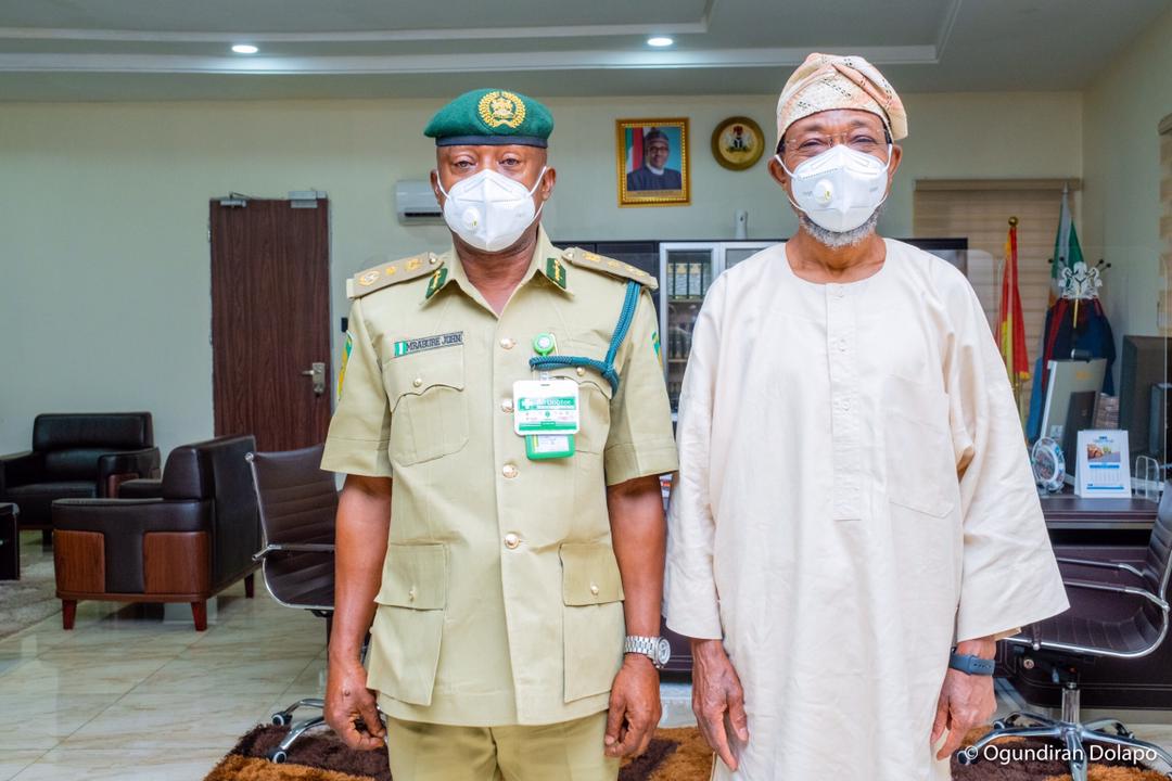 Aregbesola Receives Acting NCoS DG, Charges Him To Giant Strides Of Predecessor + Video