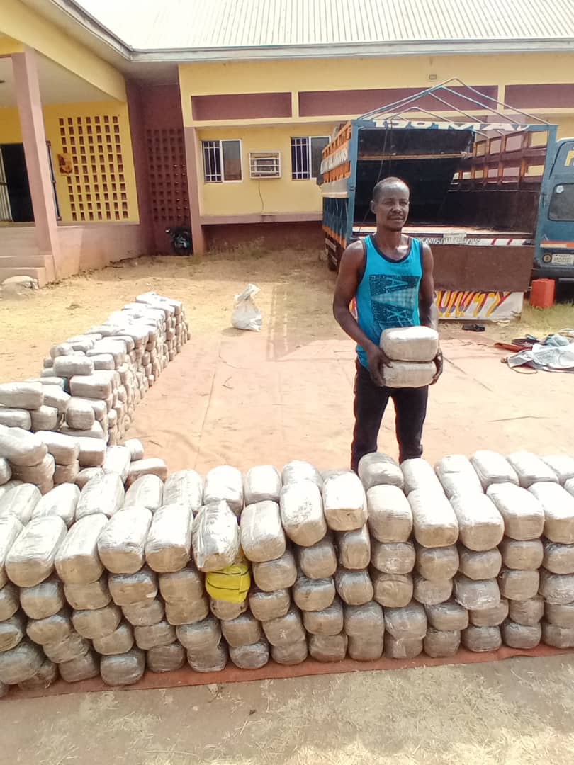 NDLEA Uncovers Another Cannabis Warehouse In Benue, Intercepts Truckload Of Illicit Drug + Video, Photo