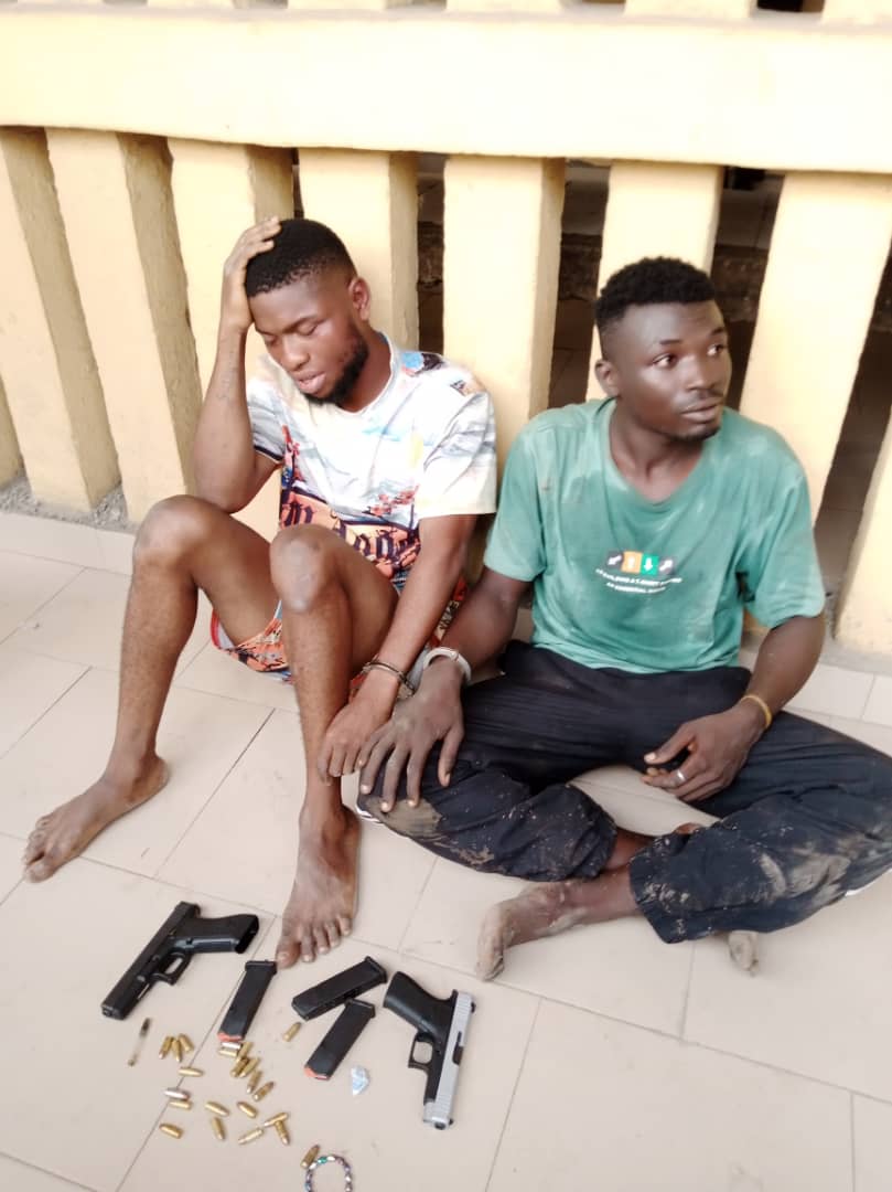Lagos Police Arrest Two Robbery Suspects, Recover Two Guns