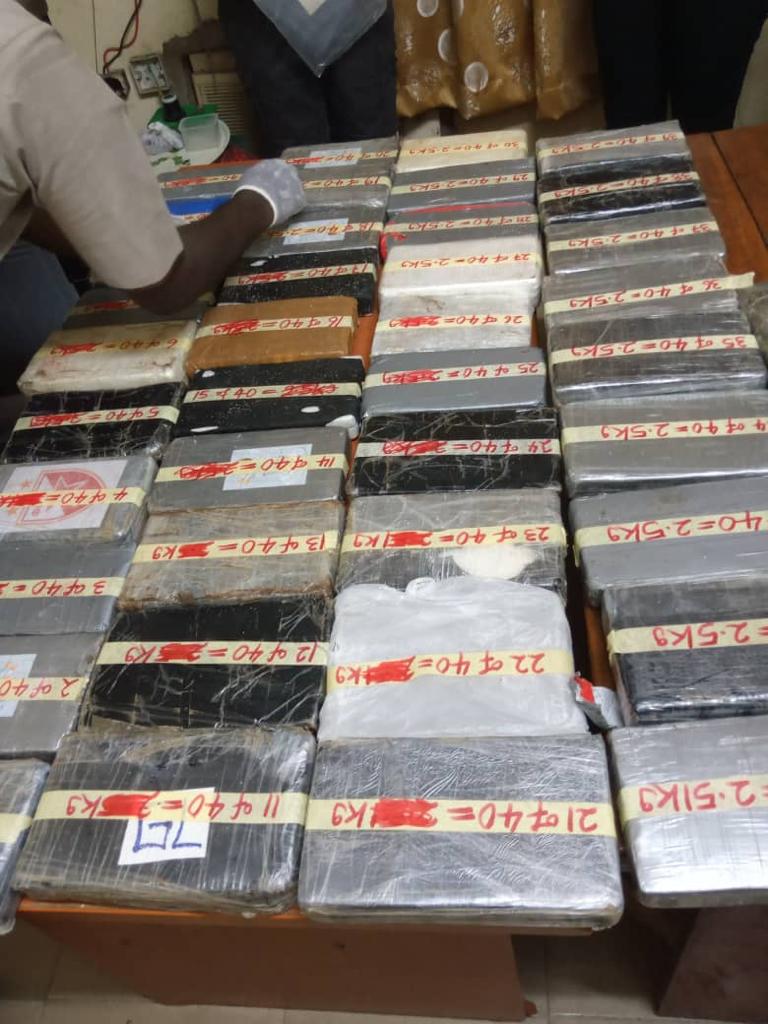 NDLEA Seizes N32bn-worth Cocaine At Lagos Port + Videos, Photo