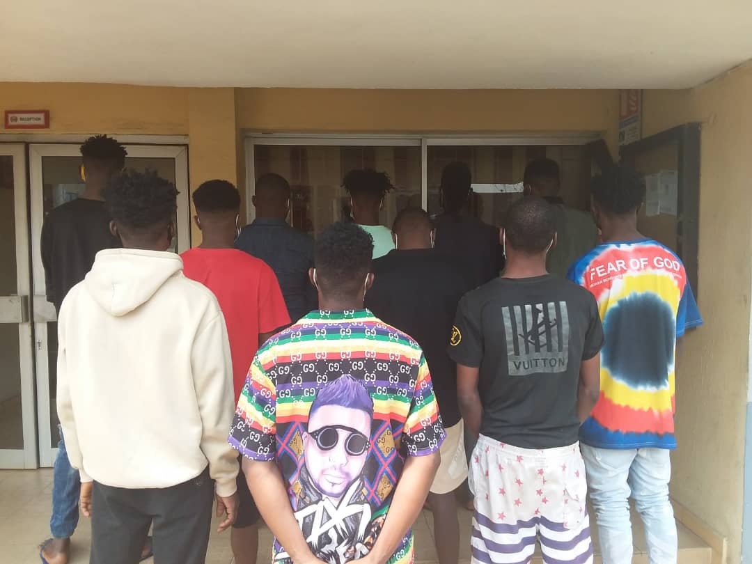 EFCC Arrests Eleven Alleged Internet Fraudsters in Benin