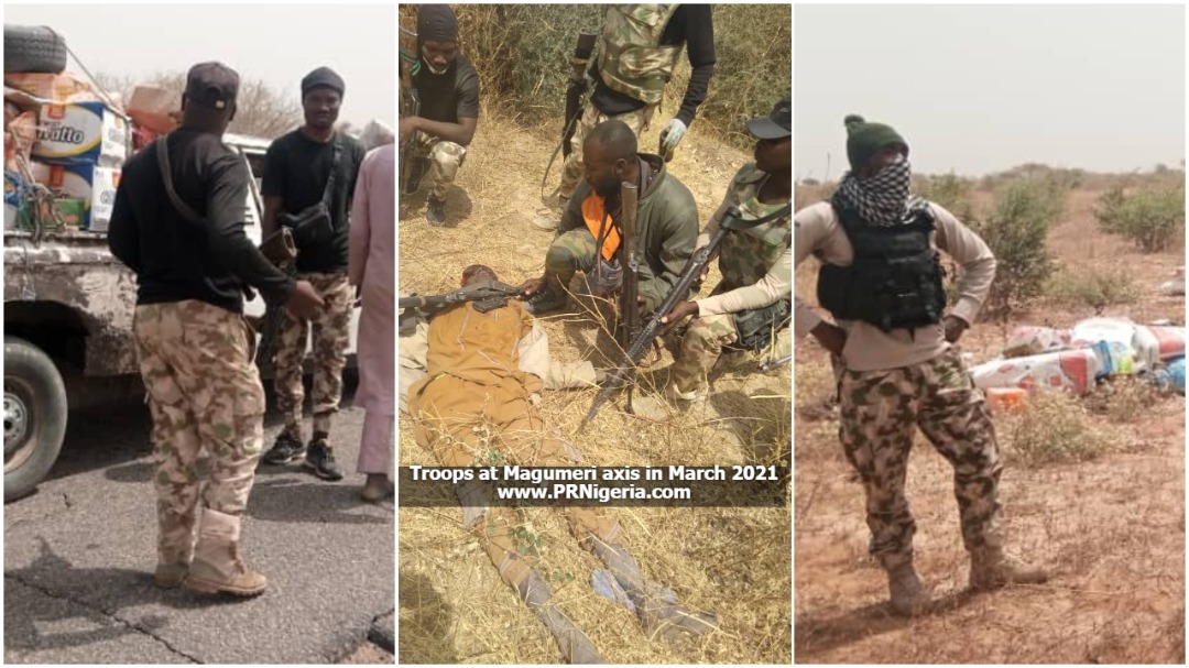 Troops Eliminate Terrorists On Looting Spree, Burst Boko Haram Tax Collectors + Photos