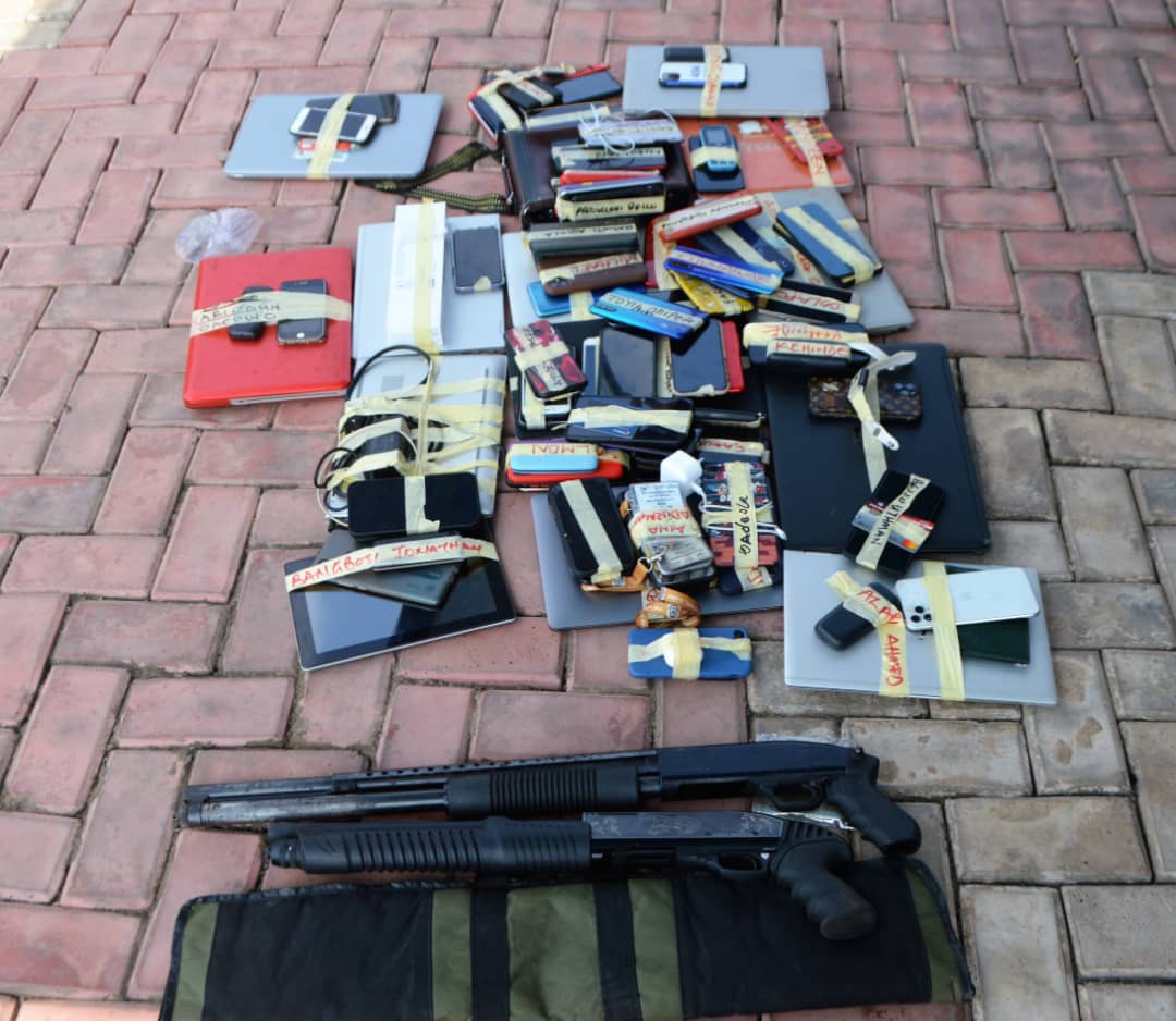 EFCC Arrests 57 Internet Fraud Suspects, Recovers Two Pump Action Rifles in Ogun