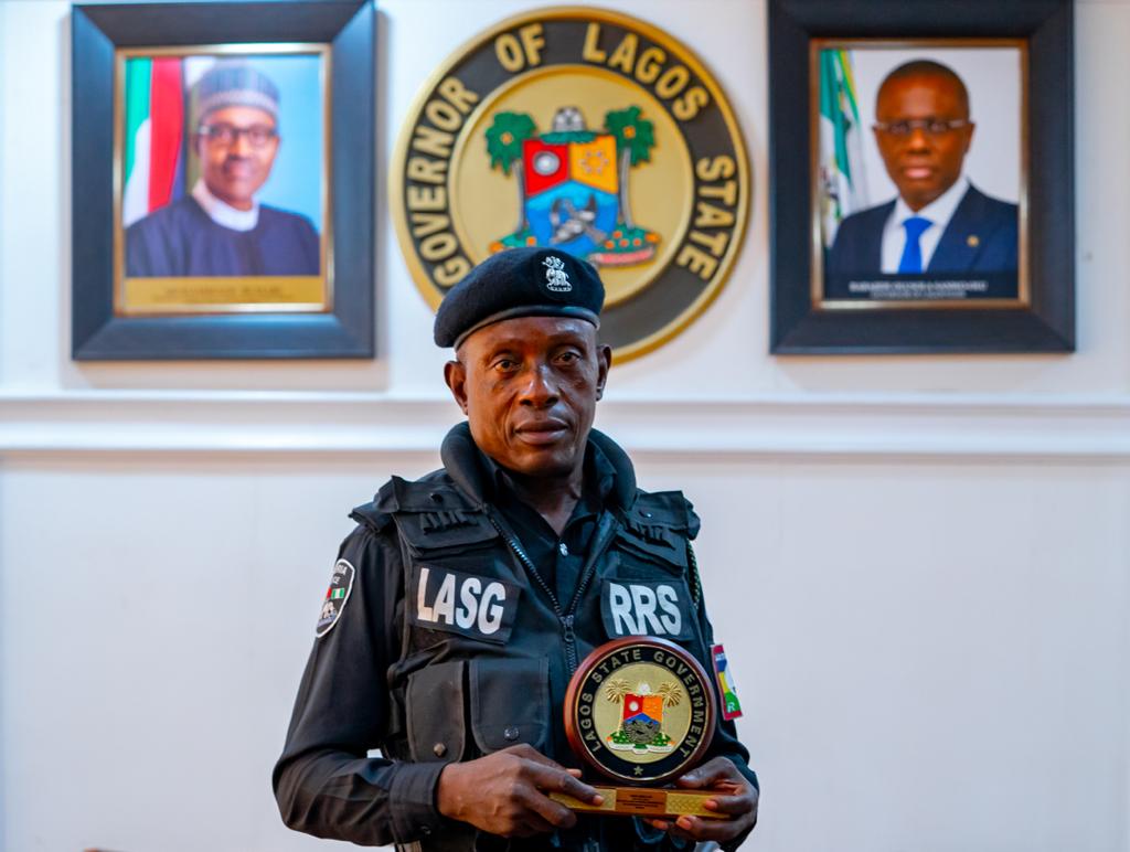 Sanwo-Olu Commends Policeman Assaulted By Motorist Driving Against Traffic