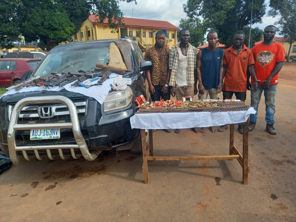 Police Intercept 753 GPMG Ammunition In Abakaliki; Recover AK47 Rifles, Other Weapons From Onueke Bank Robbers