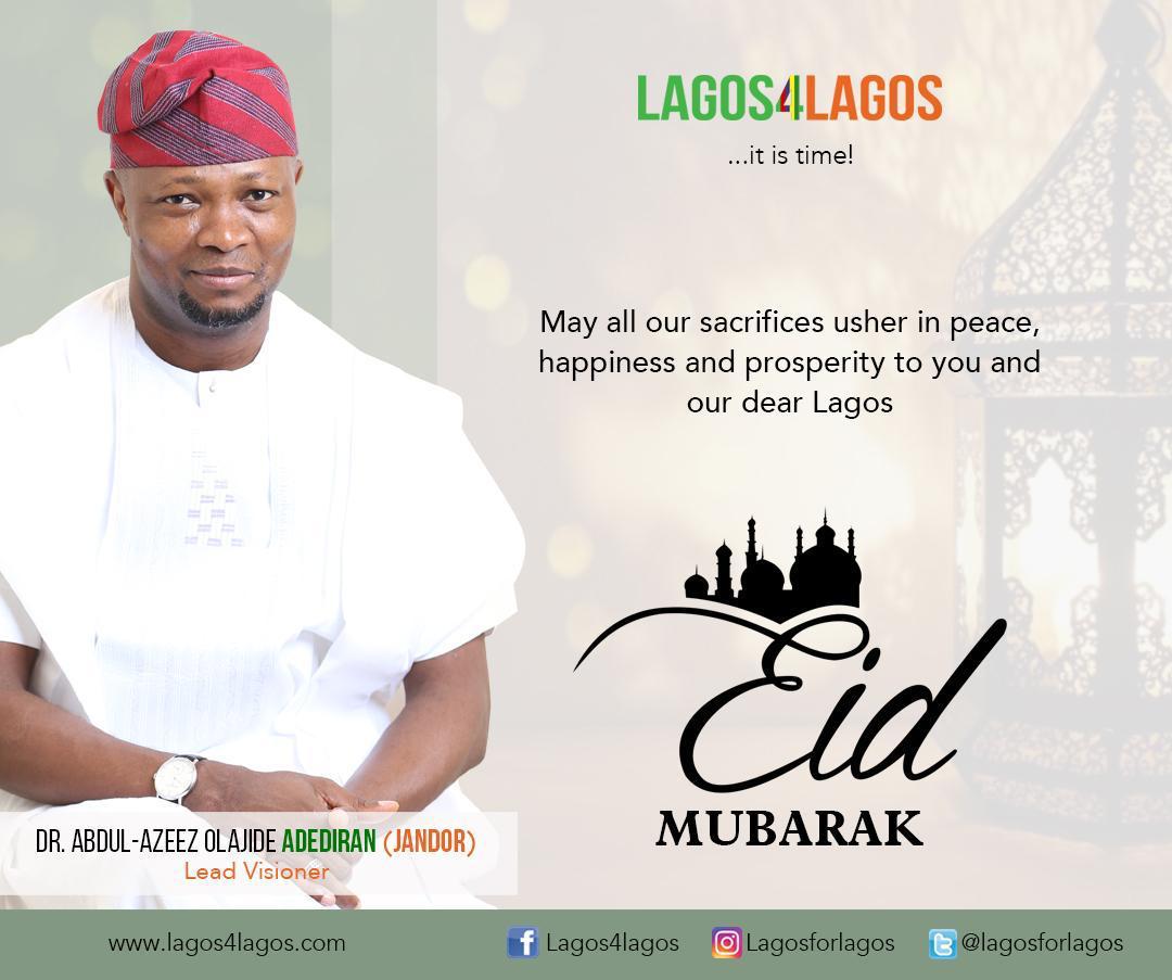 Jandor Felicitates With Muslims Faithful On Eid Fitri
