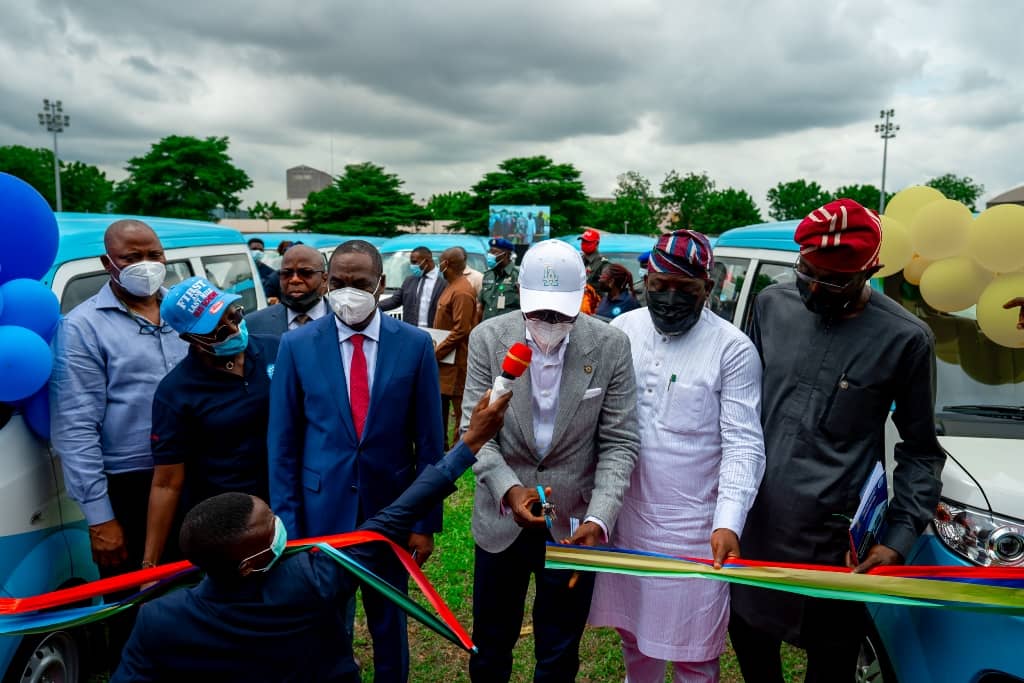 Lagos Ready For Final Battle With Okada Riders As Sanwo-Olu Launches 500 Mini-buses To Ply Restricted Areas