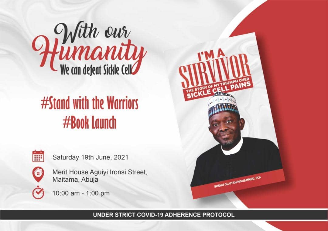 Book On Sickle Cell Disorder, I'm A Survivor, To Be Launched In Abuja June 19