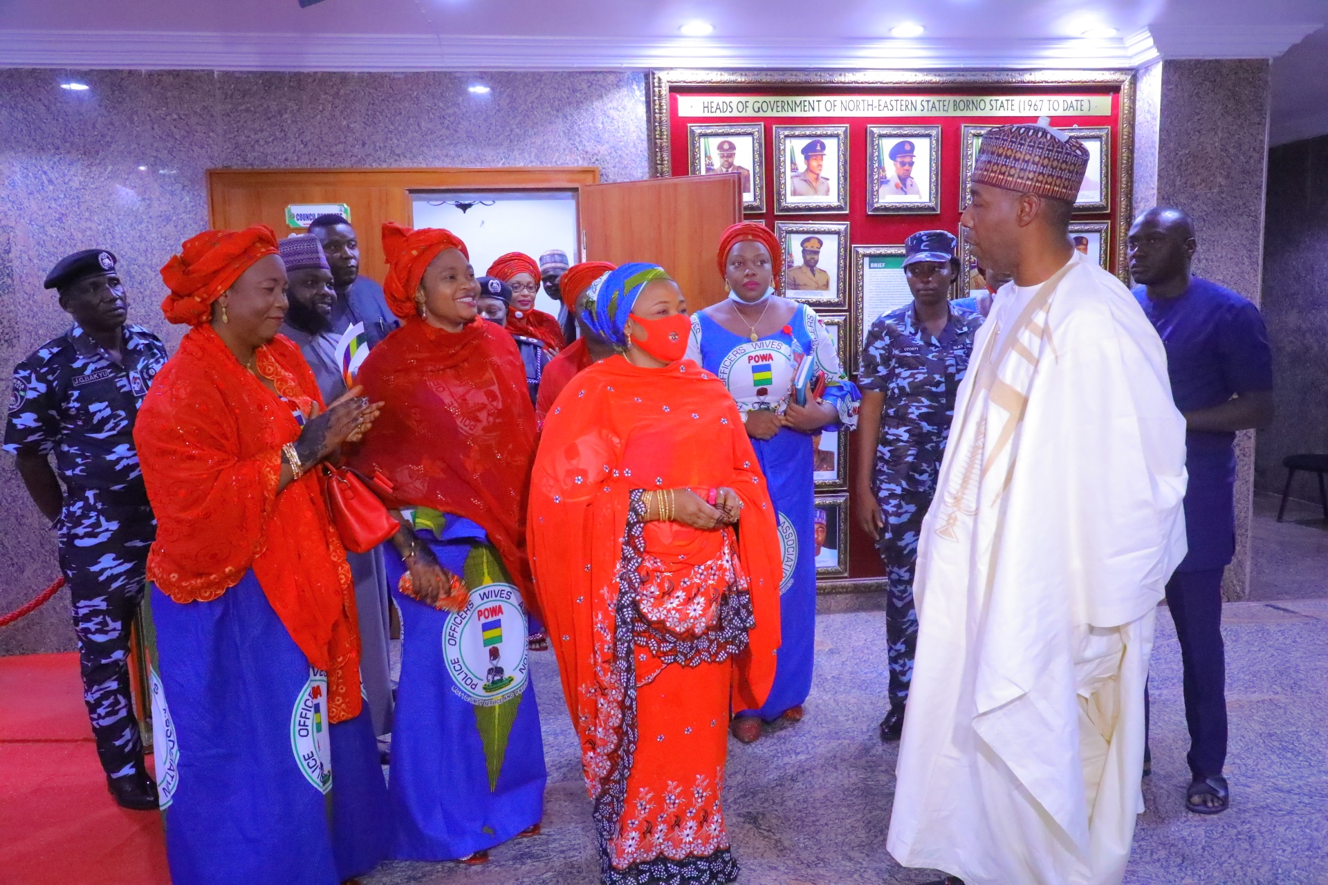 Zulum Allocates Land For Building Of Skills Acquisition Centre For Police Widows, Orphans