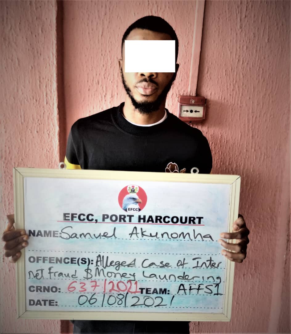 EFCC Arraigns Suspected Internet Fraudster For N425m Fraud In Port Harcourt