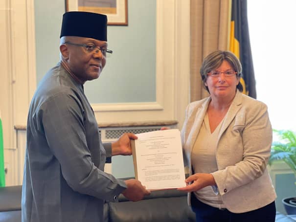 Nigerian Embassy In Belgium Moves To Attract FDI; Signs MoU With Law Firm