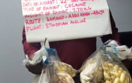 Watch As NDLEA Arrests Trafficker With 350 Wraps Of Cocaine Worth  2.3bn At Abuja Airport