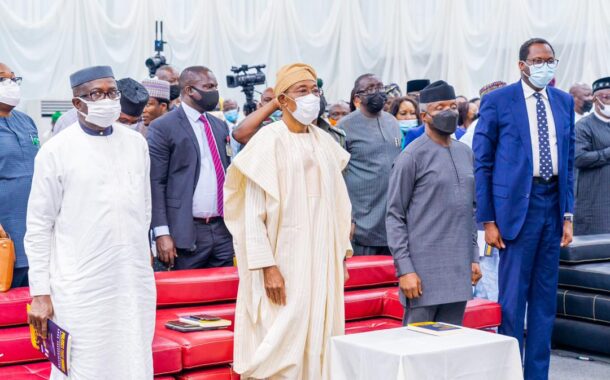 In Pictures, Osinbajo, Aregbesola, Others At Public Presentation Of 'Politics That Works'