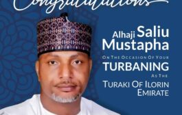 Afikuyomi Felicitates With Mustapha On Turbaning As Turaki Of Ilorin