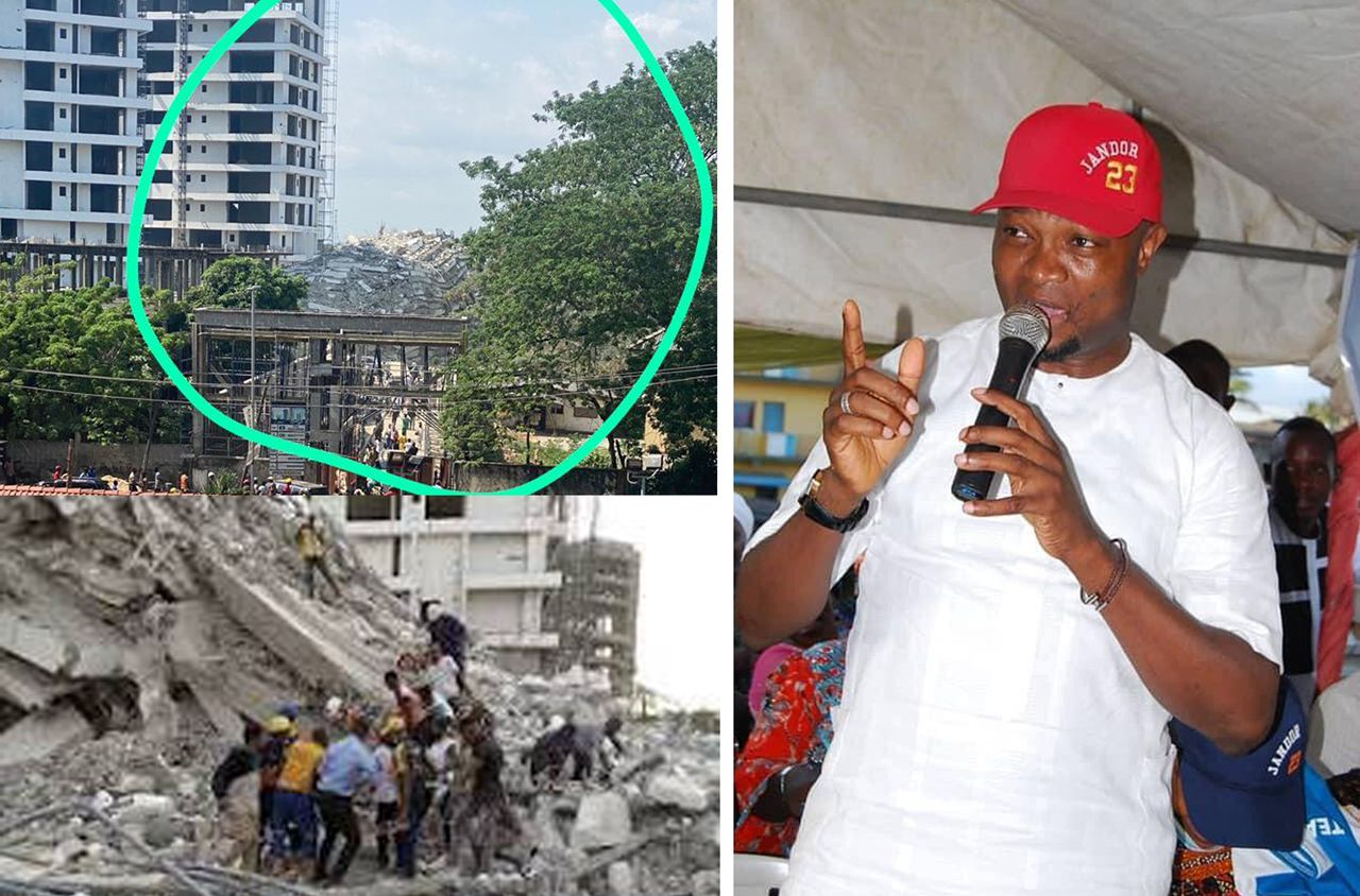 Gérard Building Collapse: Jandor Condoles With Victims' Families; Accuses Govt Of Poor Monitoring Of Its MDAs