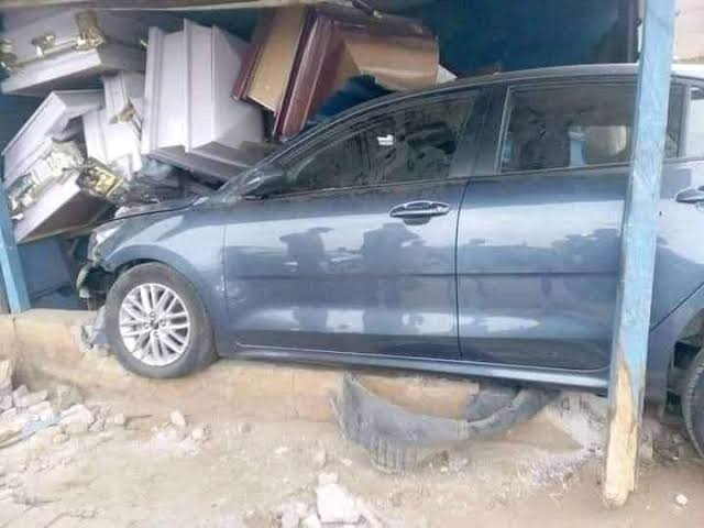 Man Who Damaged Caskets With His Car Pays N.550m For Nine Caskets Destroyed 