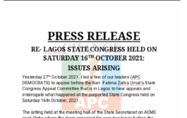 Federal High Court Ruling Threatens Lagos APC Congress, LCDAs; APC Democrats' Press Statement Gives Reason, Read It Here
