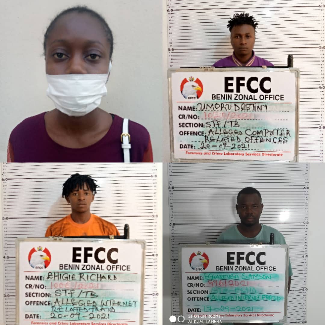 Six Asaba 'Yahoo' Boys To Spend Five Years In Prison For Internet Fraud