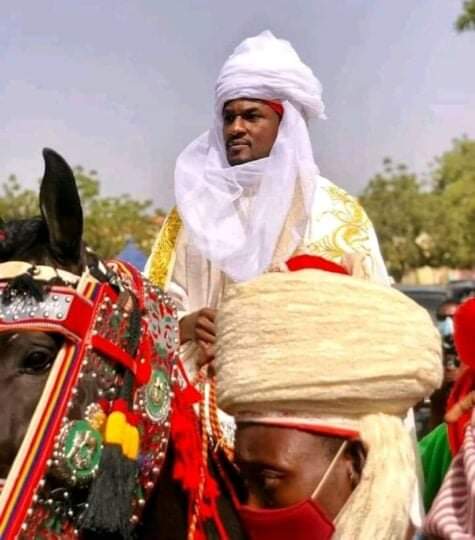 Emir Of Daura Turbans Buhari’s Son, Yusuf, As District Head
