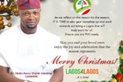 Jandor Felicitates With Lagosians At Christmas