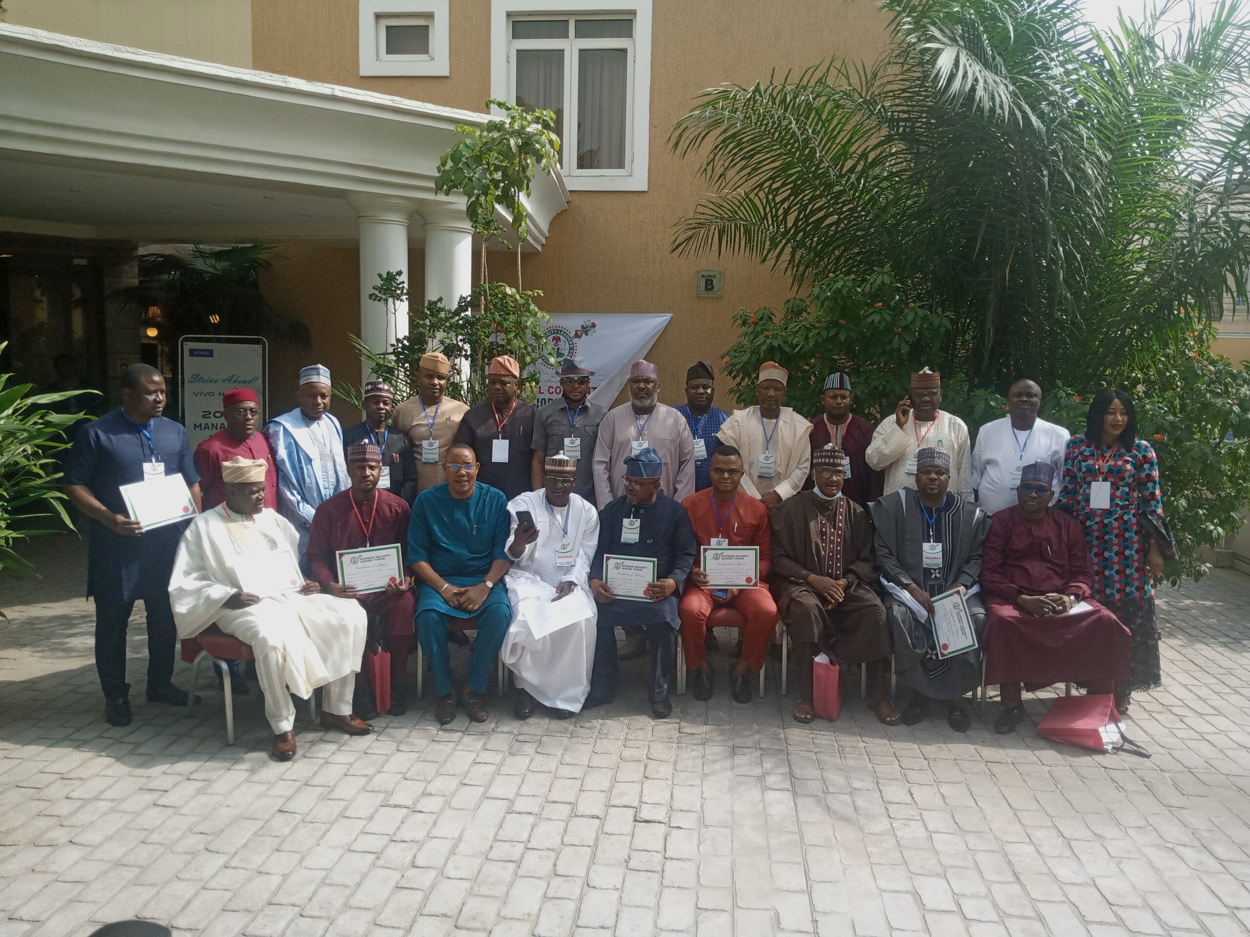 Agunbiade Leads As Nigeria Majority Leaders Of State Assemblies Forum Elects Officers + Photos