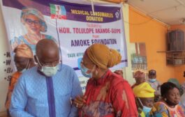 Rep Akande-Sadipe Donates Medical Supplies, Equipment To PHCs