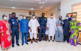 Images As Aregbesola Receives New Federal Fire Service's Controller General