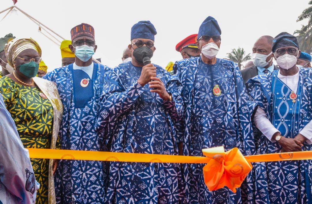 Buhari Inaugurates Key Projects In Ogun; Lauds Abiodun For Delivering Visionary Leadership, Trail-blazing Projects 