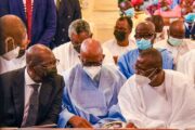 Osinbajo, Jonathan, Gowon, Sanwo-olu, Others Attend Shonekan's Funeral In Lagos 