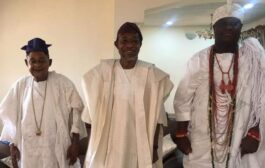 See Photos As Aregbesola Meets Ooni, Alaafin Over Reconciliation With Tinubu