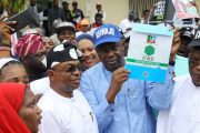 Watch Videos As Babachir Lawal, Faleke Led APC Chieftains To Collect Nomination Forms For Tinubu, Sanwo-olu