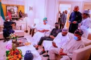 Images As Aregbesola, Others Welcome Buhari To Spain On State Visit