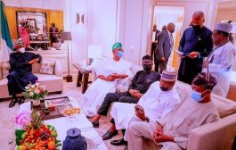 Images As Aregbesola, Others Welcome Buhari To Spain On State Visit