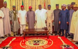 In Pictures, APC Presidential Candidate Tinubu Visits Senate President