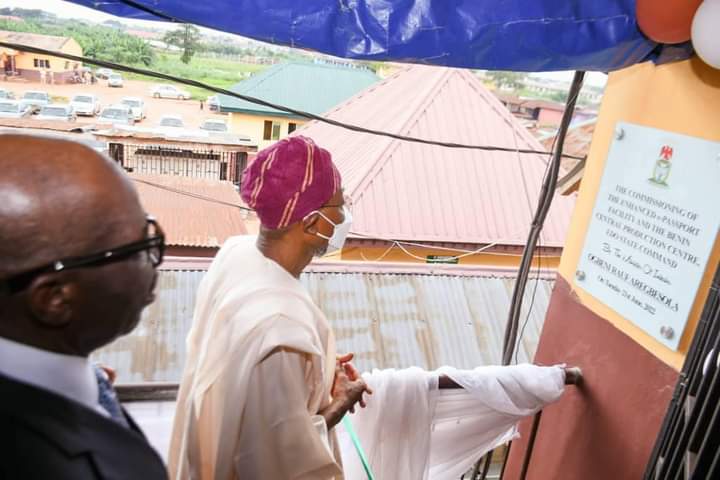 In Pictures, Aregbesola, Obaseki At Roll Out Of Enhanced e-Passport For Edo, Delta States