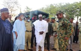 In Pictures, Aregbesola Visits, Inspects Scenes Of Kuje Prison Attack
