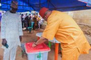 In Pictures, Abdullahi Binuyo Votes At OsunDecides2022