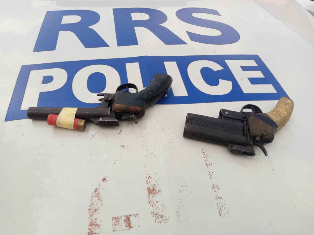 RRS Recovers Pistols, Expended Cartridge As Fleeing Robbers Abandon Arms + Photo 