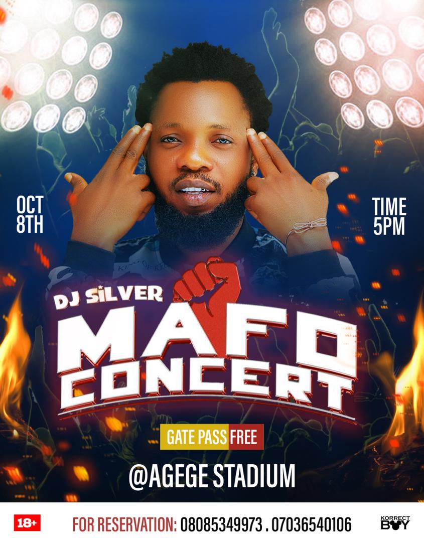 DJ Silver Set To Stage 'MAFO' Concert