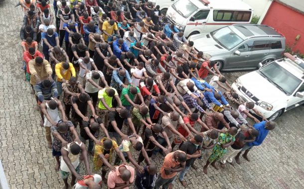 EFCC, Army Arrest 120 Suspected Oil Thieves in Port Harcourt