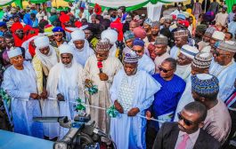 Images As Pantami, Gombe Gov, Gombe Emir, Others At Commissioning Of Gombe-Kaltungo Road