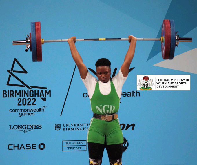 Commonwealth Games: Female Lifter Taiwo Liadi Wins Silver For Nigeria, Sets Record 