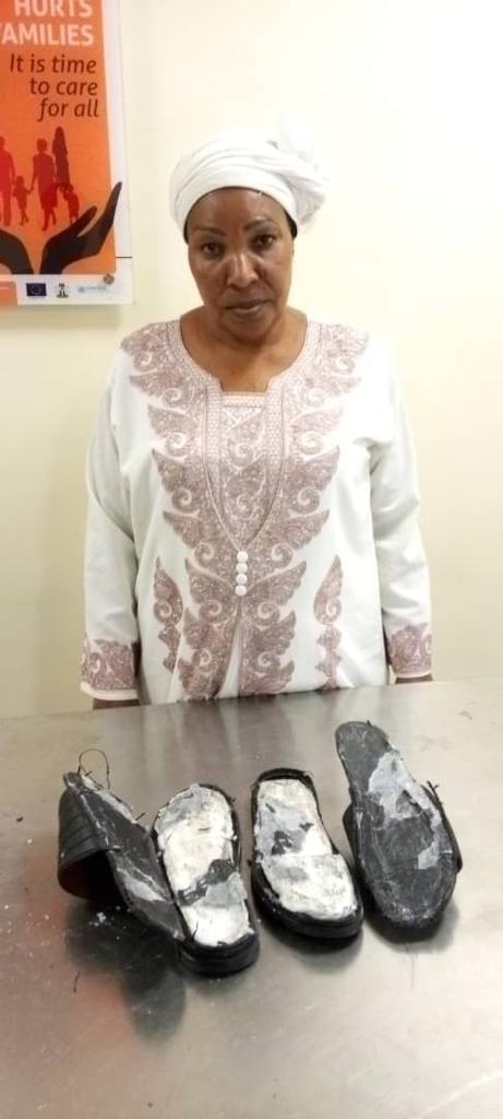 NDLEA Arrests Saudi-bound Widow With Cocaine In Foot-wears At Lagos Airport