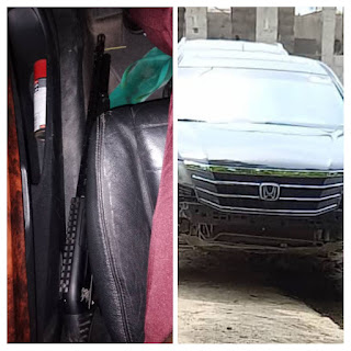 LASTMA Recovers Gun Inside Vehicle Impounded For Driving Against Traffic; See Photos 