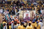 Video, Photos As James Abiodun Faleke's Supporters Ignite Sanwo-Olu/Hamzat Campaign Flag-off
