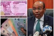 CBN Reduces Cash Withdrawals To N20k Per Day At POS, N100k Per Week From Banks 