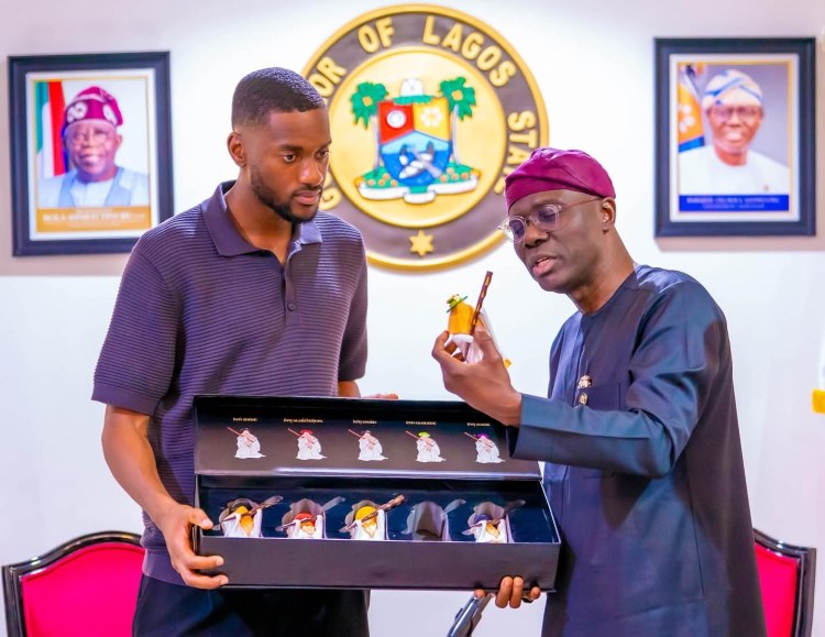 Chelsea Defender Visits Sanwo-Olu