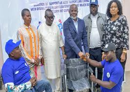 NDDC Donates Mobility Aids to Persons with Disabilities in Bayelsa